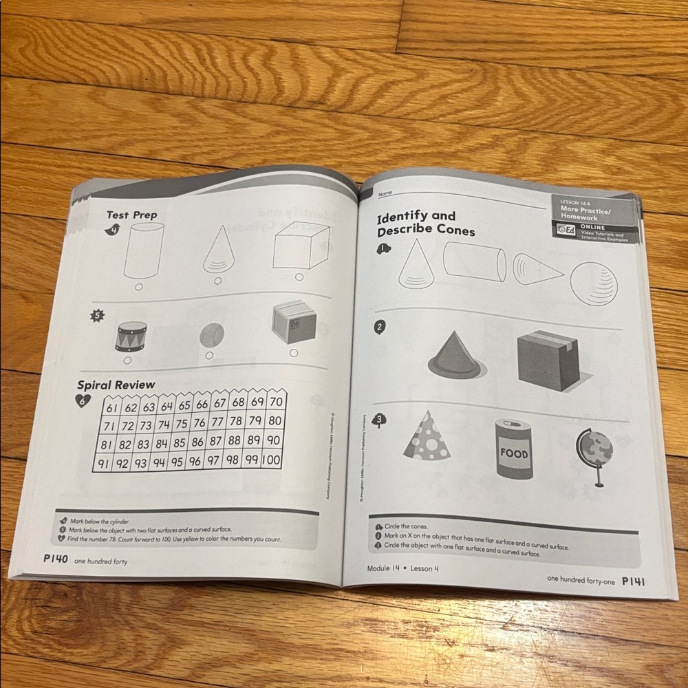 HMH Math Kindergarten Workbook - Picture 5 of 6